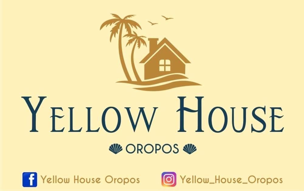 Yellow House Oropos Nea Palatia Exterior photo